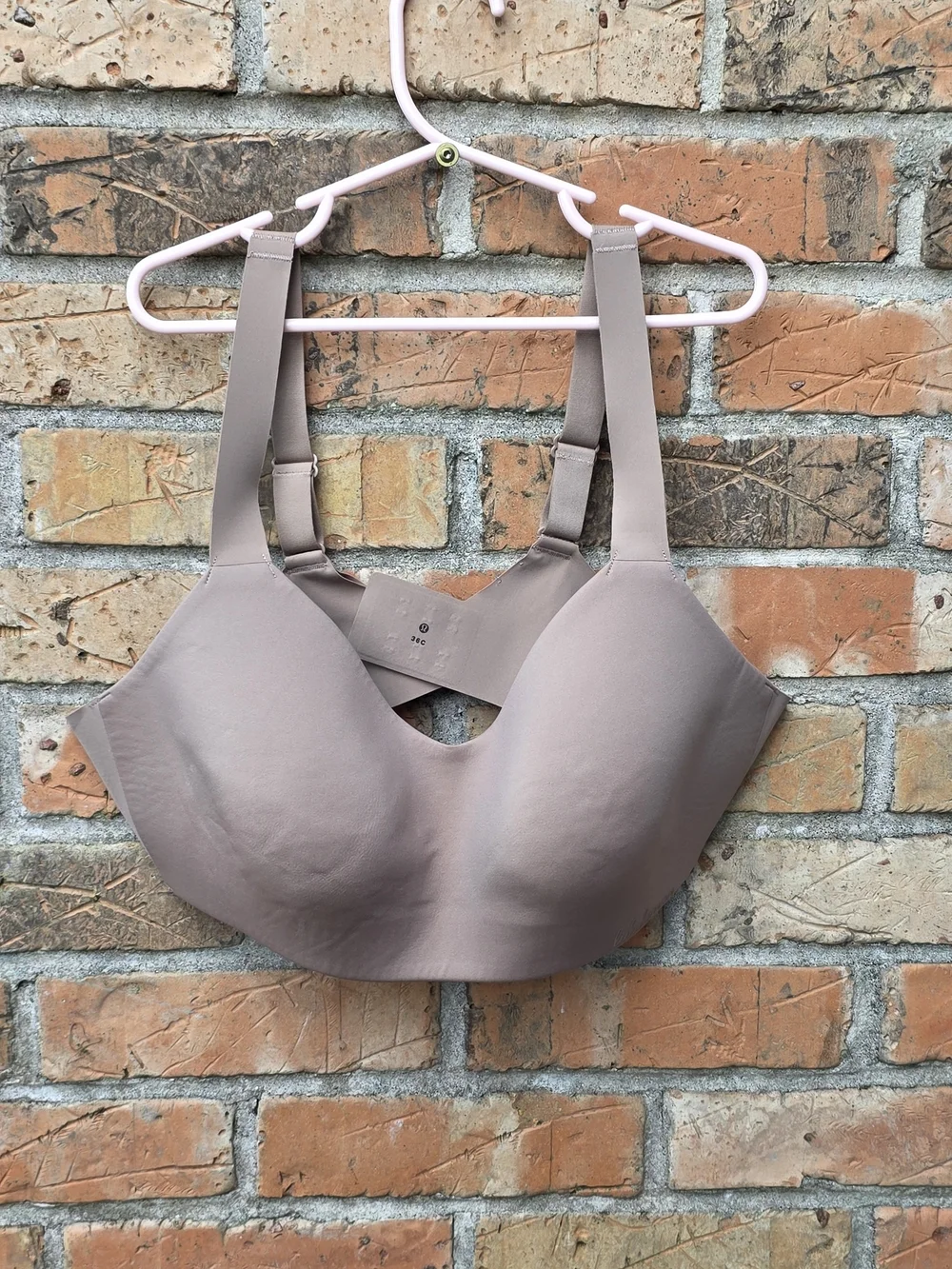 lululemon athletica Smooth Wireless Bra in Taupe